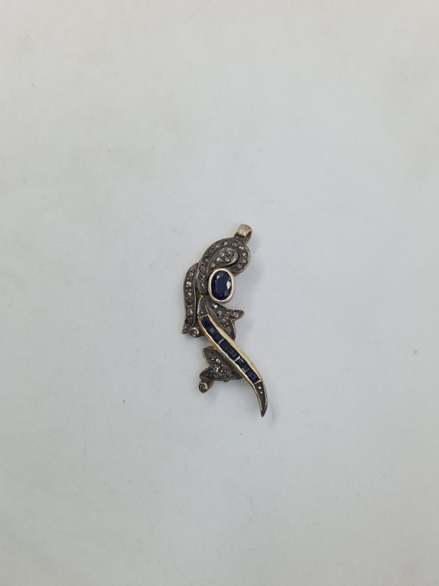 Safir Kolye Ucu #2