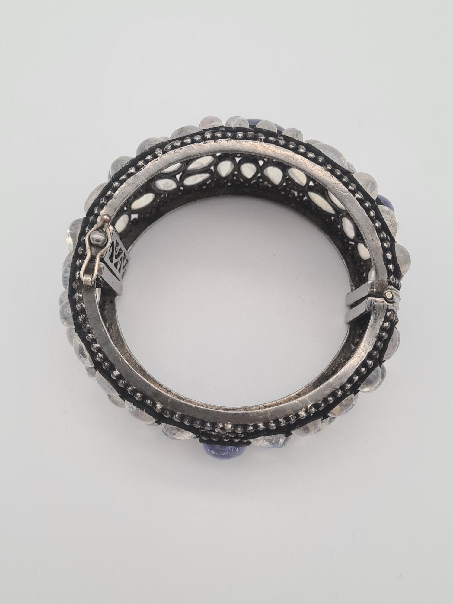 Tanzanit Opal ve Elmas Oval Bilezik 2