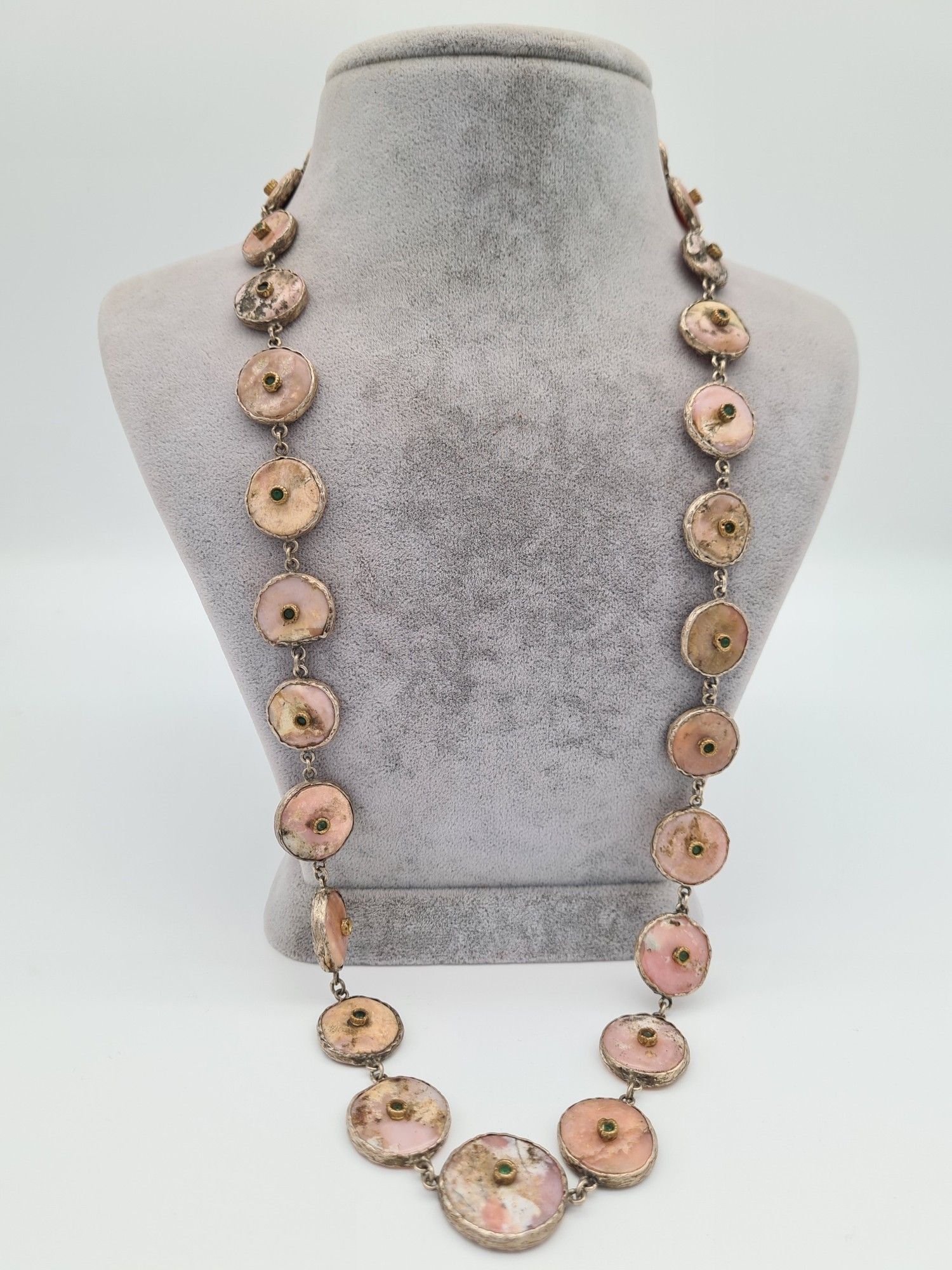 Pembe Mercan Kolye  2