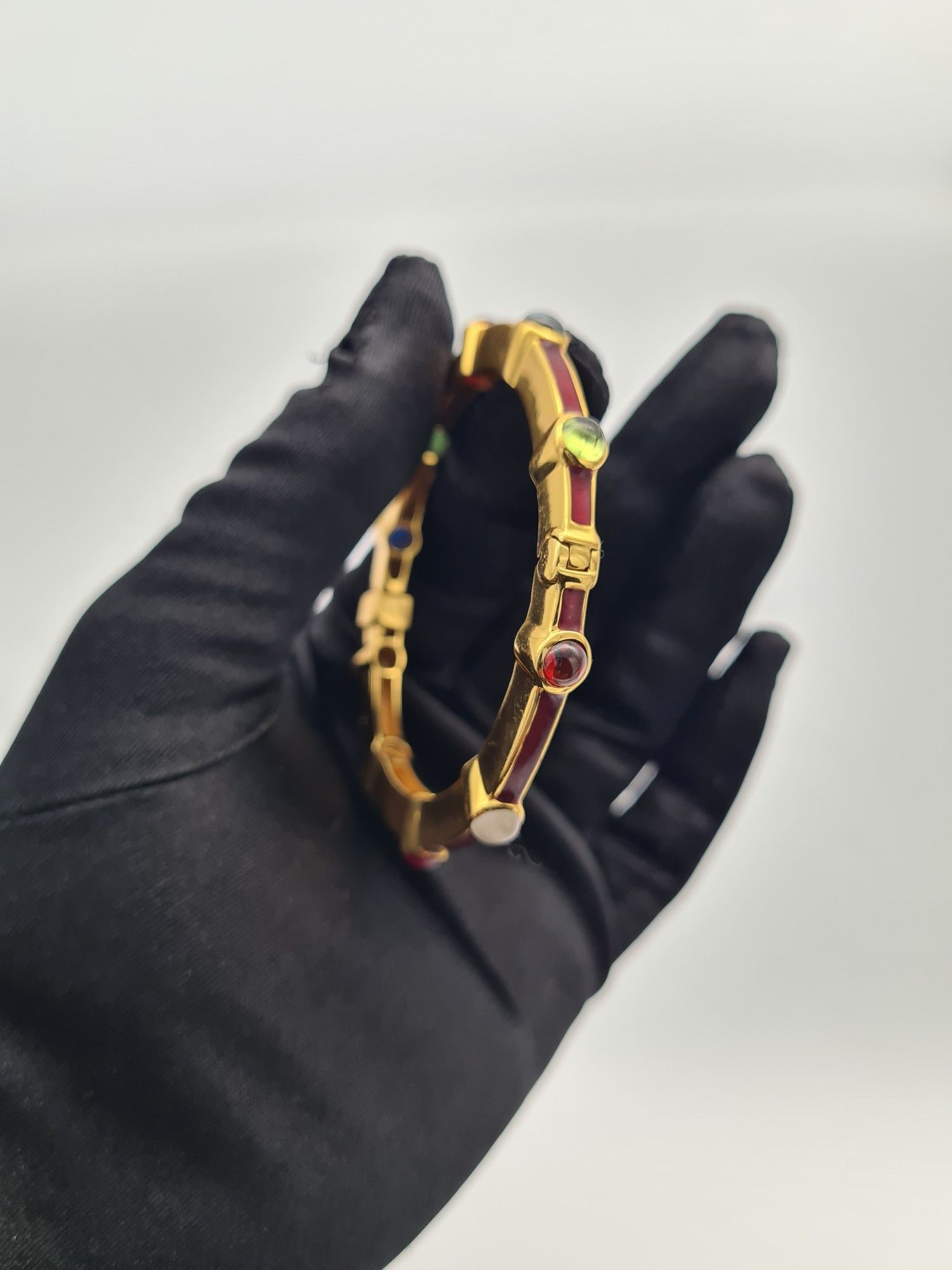 Mine İşlemli Renkli Taşlı Bileklik 3