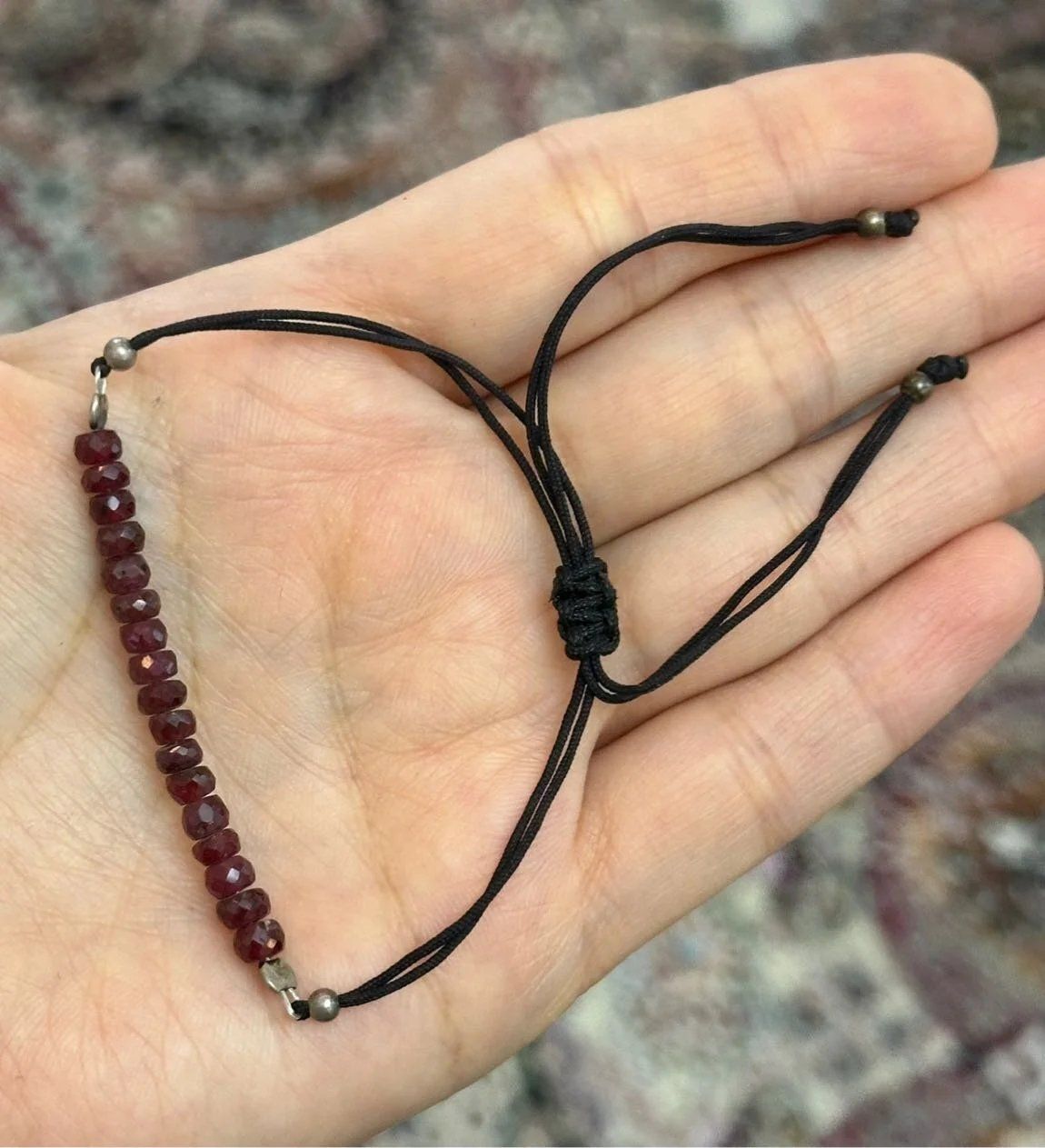Has Yakut Örgülü Bileklik 2
