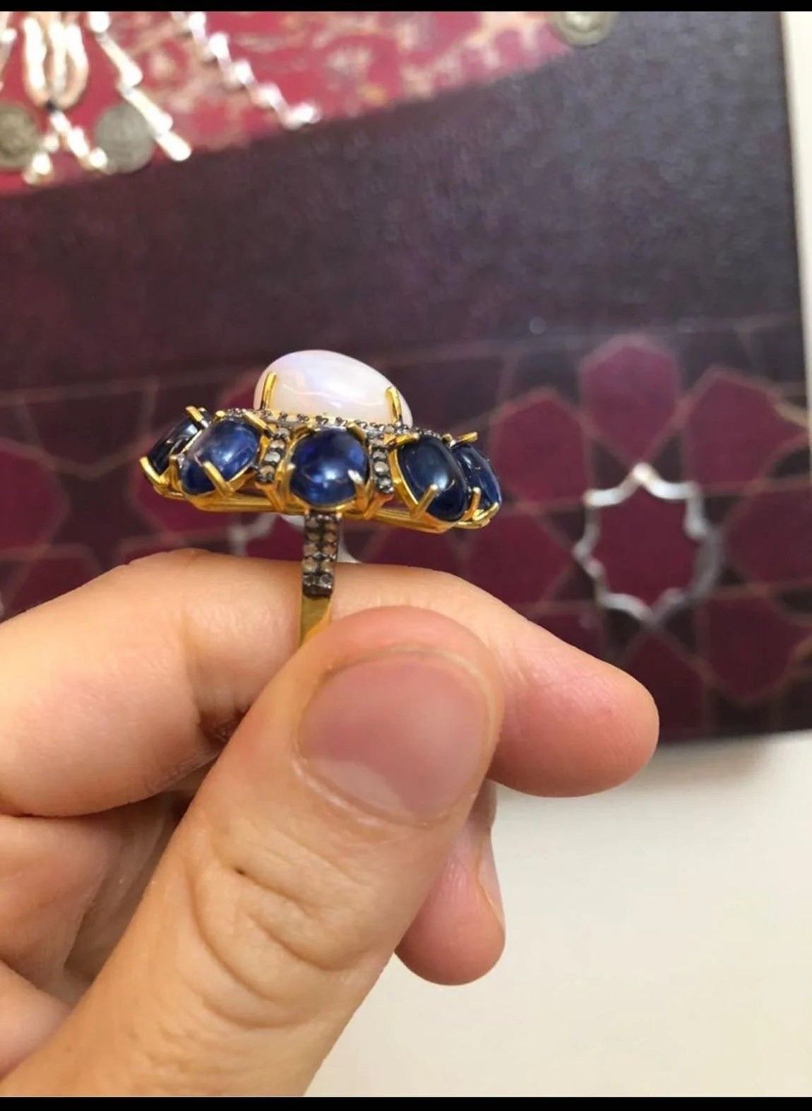 Opal Tanzanit Yüzük #2