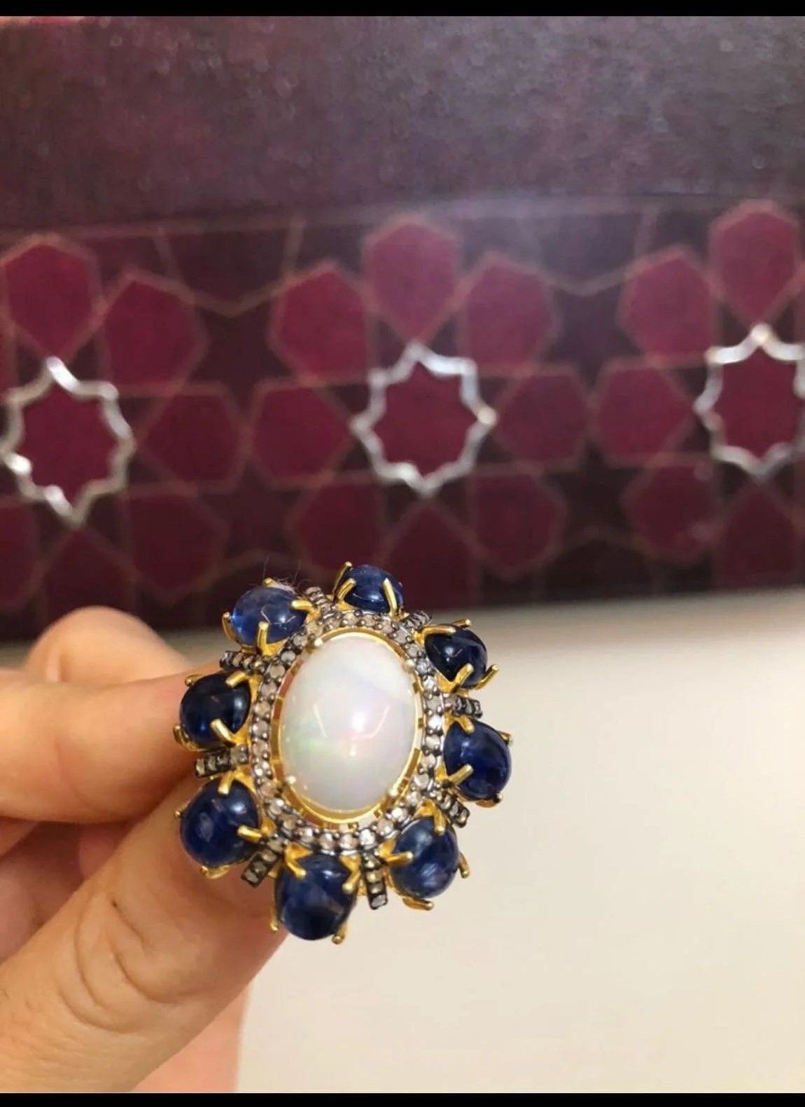 Opal Tanzanit Yüzük #2 6