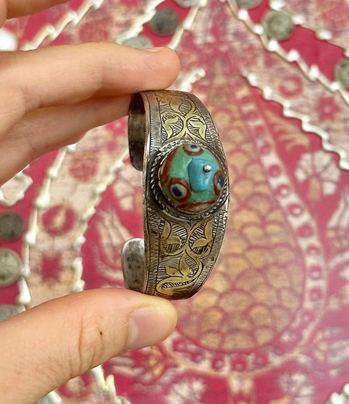 Türkmen Gümüş Bileklik 7 