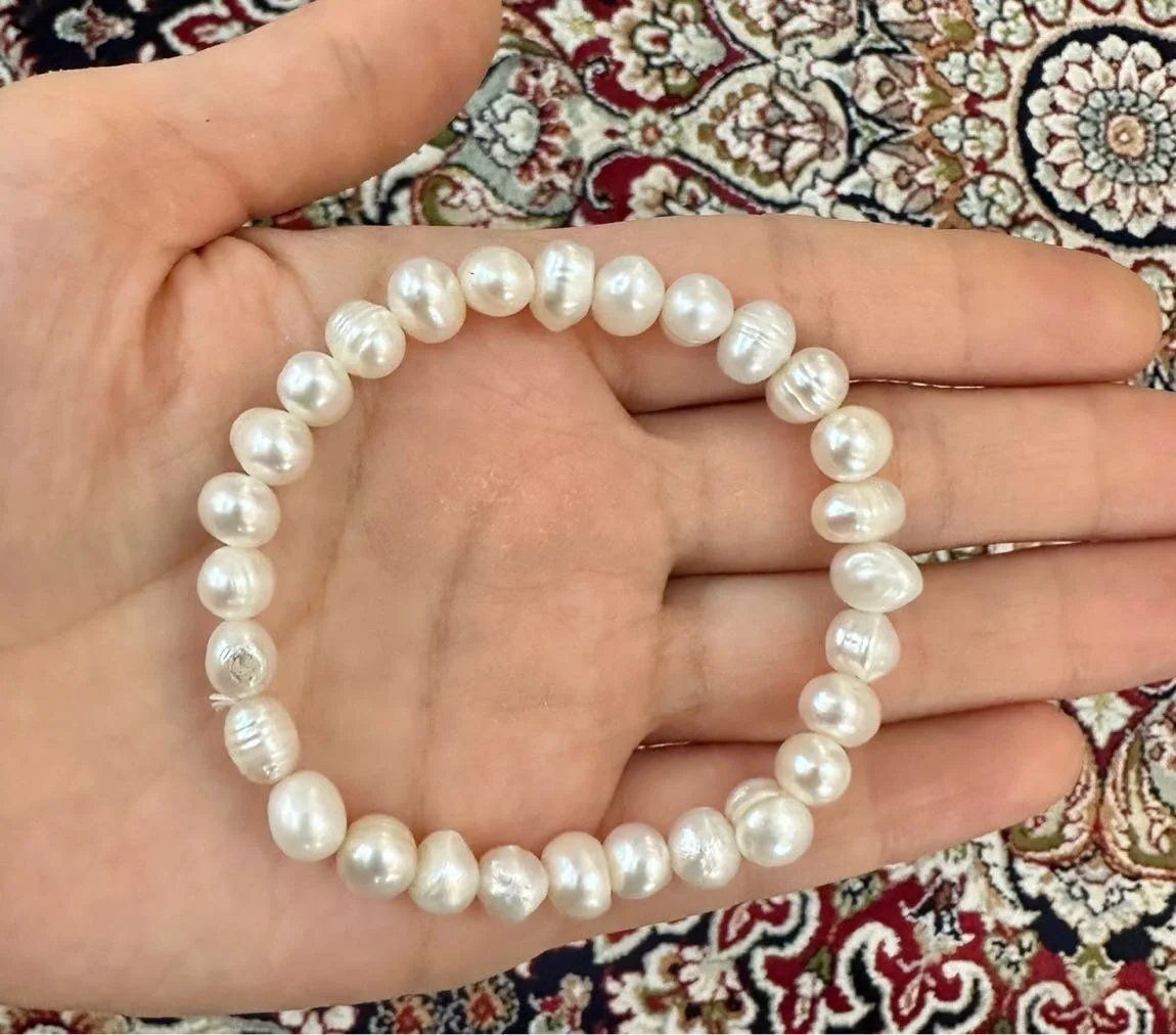 İnci Bileklik Lastikli
