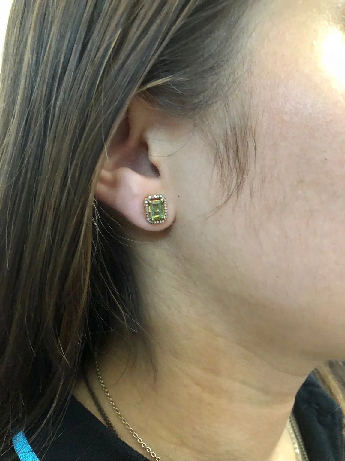 Peridot Küpe  2