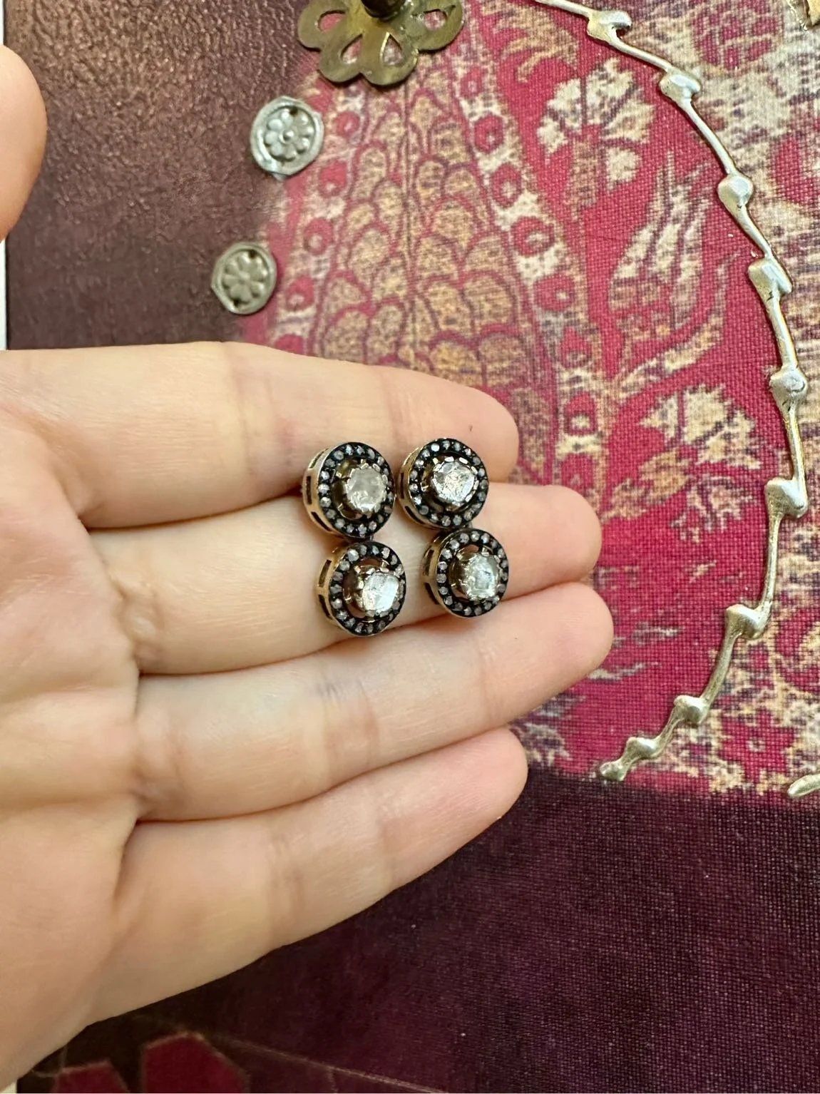 Sade Elmas Küpe #80 2