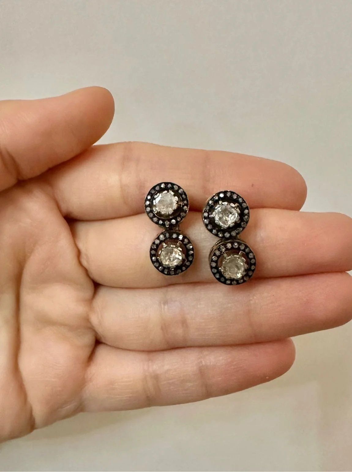 Sade Elmas Küpe #80 4