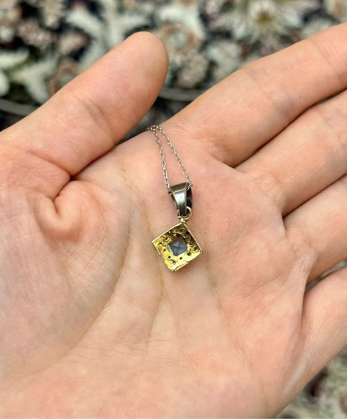 Mavi Topaz Kolye #2