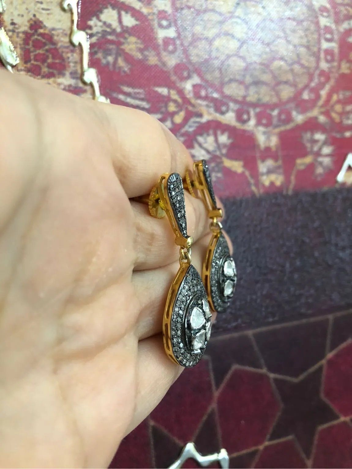 Sade Elmas Küpe #81