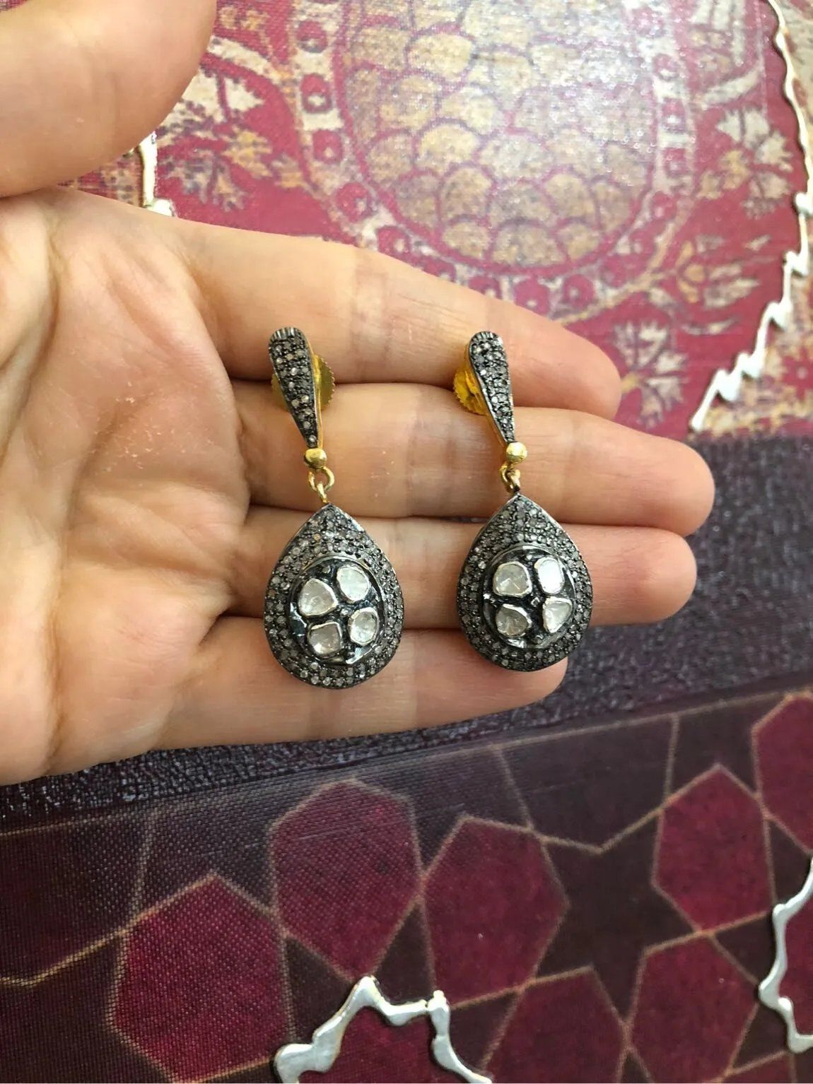 Sade Elmas Küpe #81 2