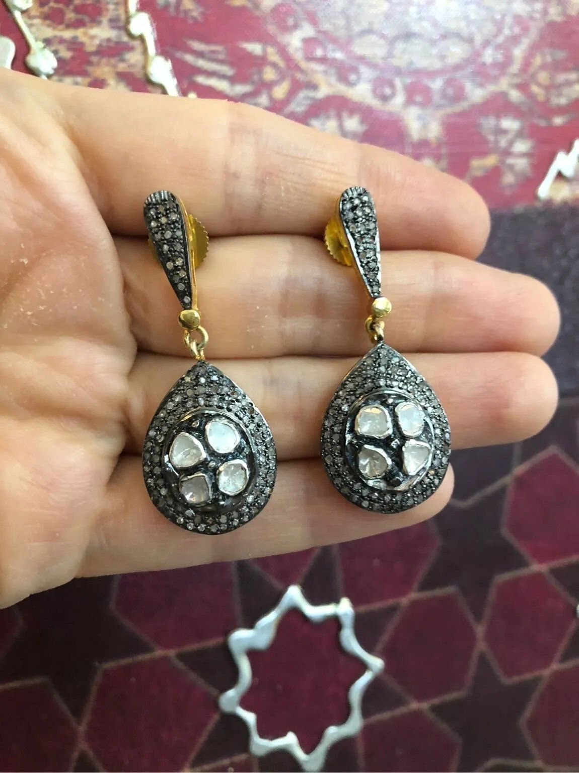 Sade Elmas Küpe #81 3