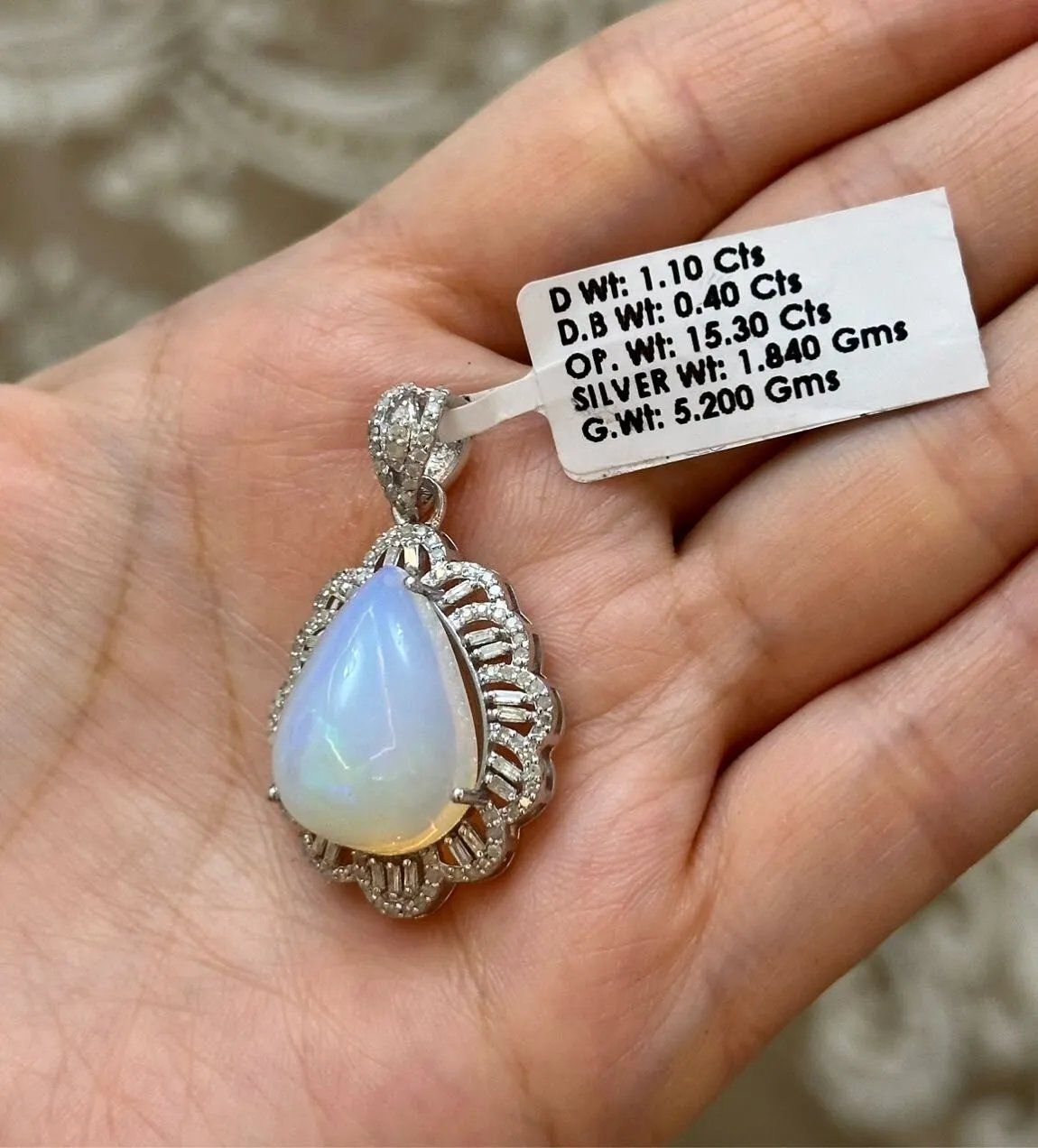 Opal Kolye Ucu #4 2