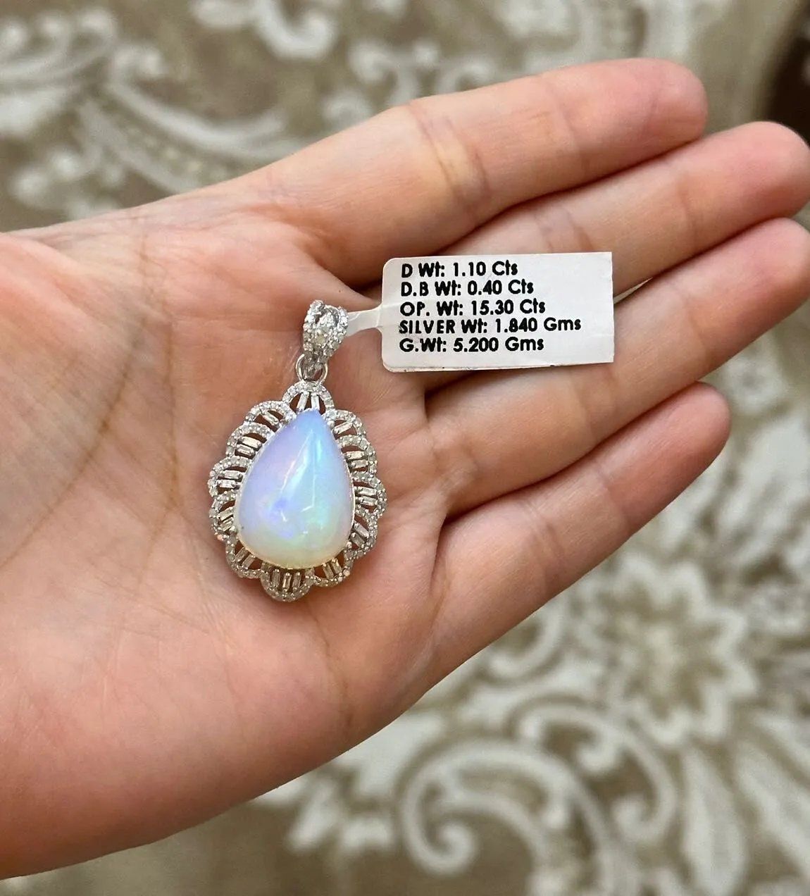 Opal Kolye Ucu #4 5