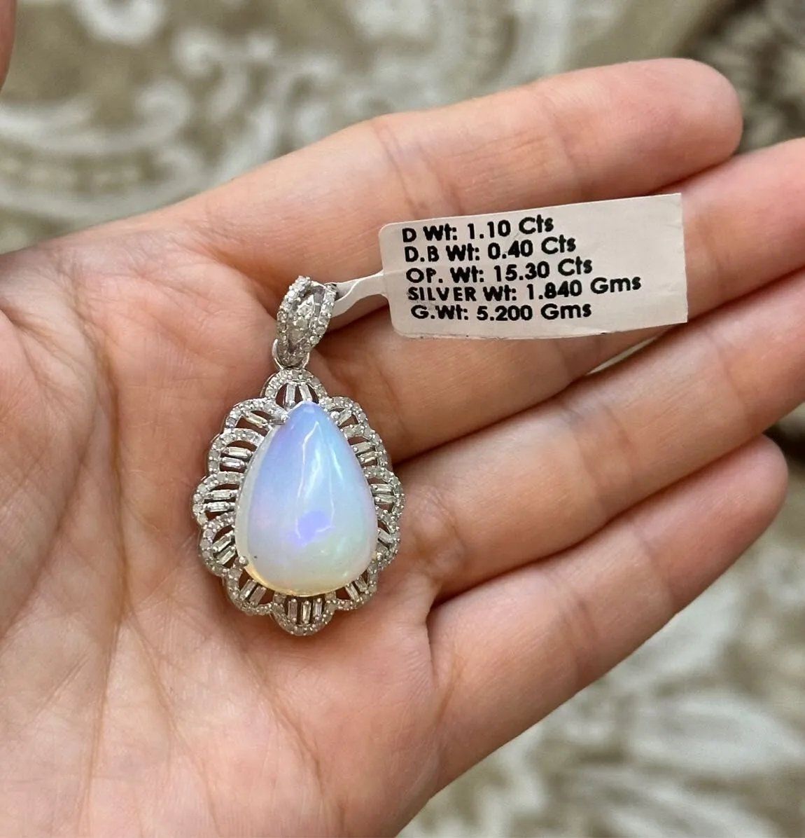 Opal Kolye Ucu #4 6