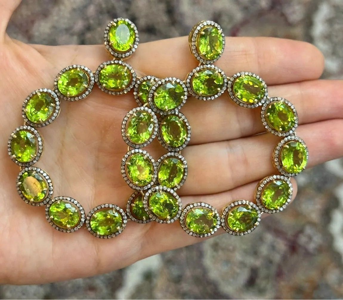 Peridot Küpe #2 5