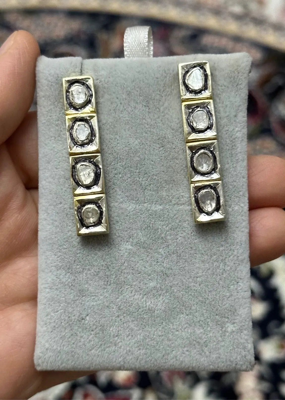 Sade Elmas Küpe #83 5
