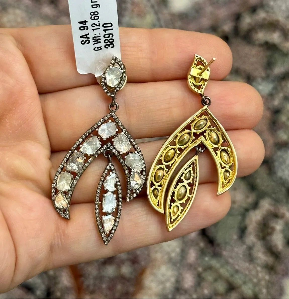 Sade Elmas Küpe #84