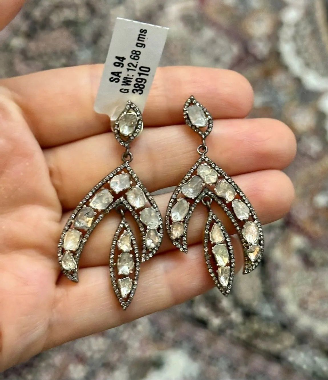 Sade Elmas Küpe #84 2