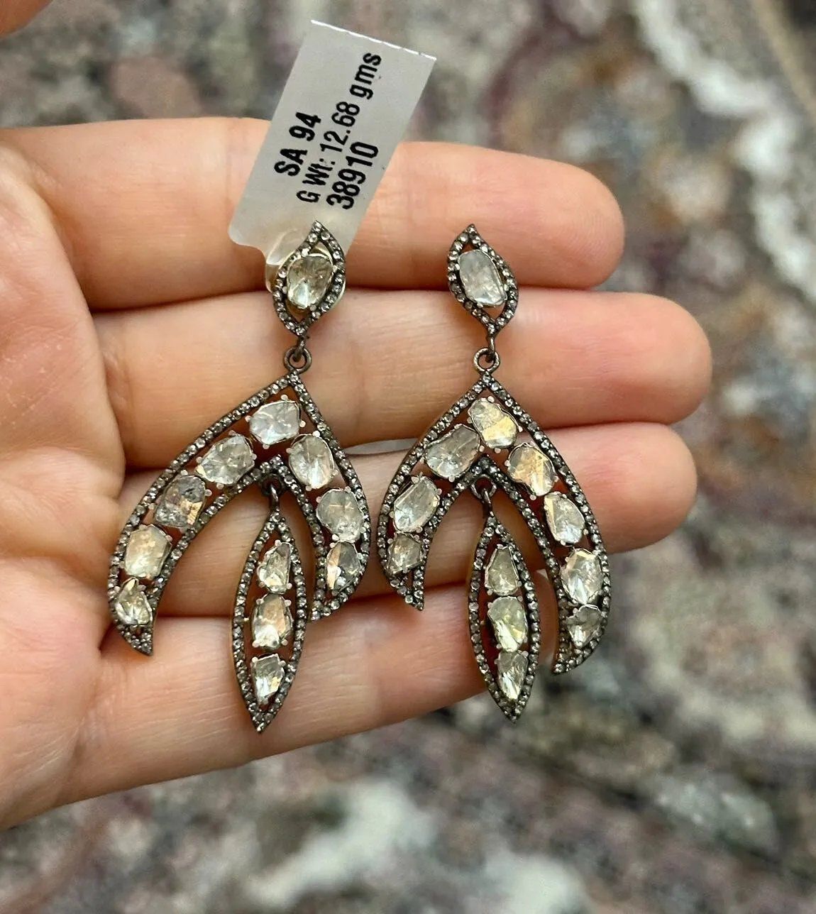 Sade Elmas Küpe #84 3