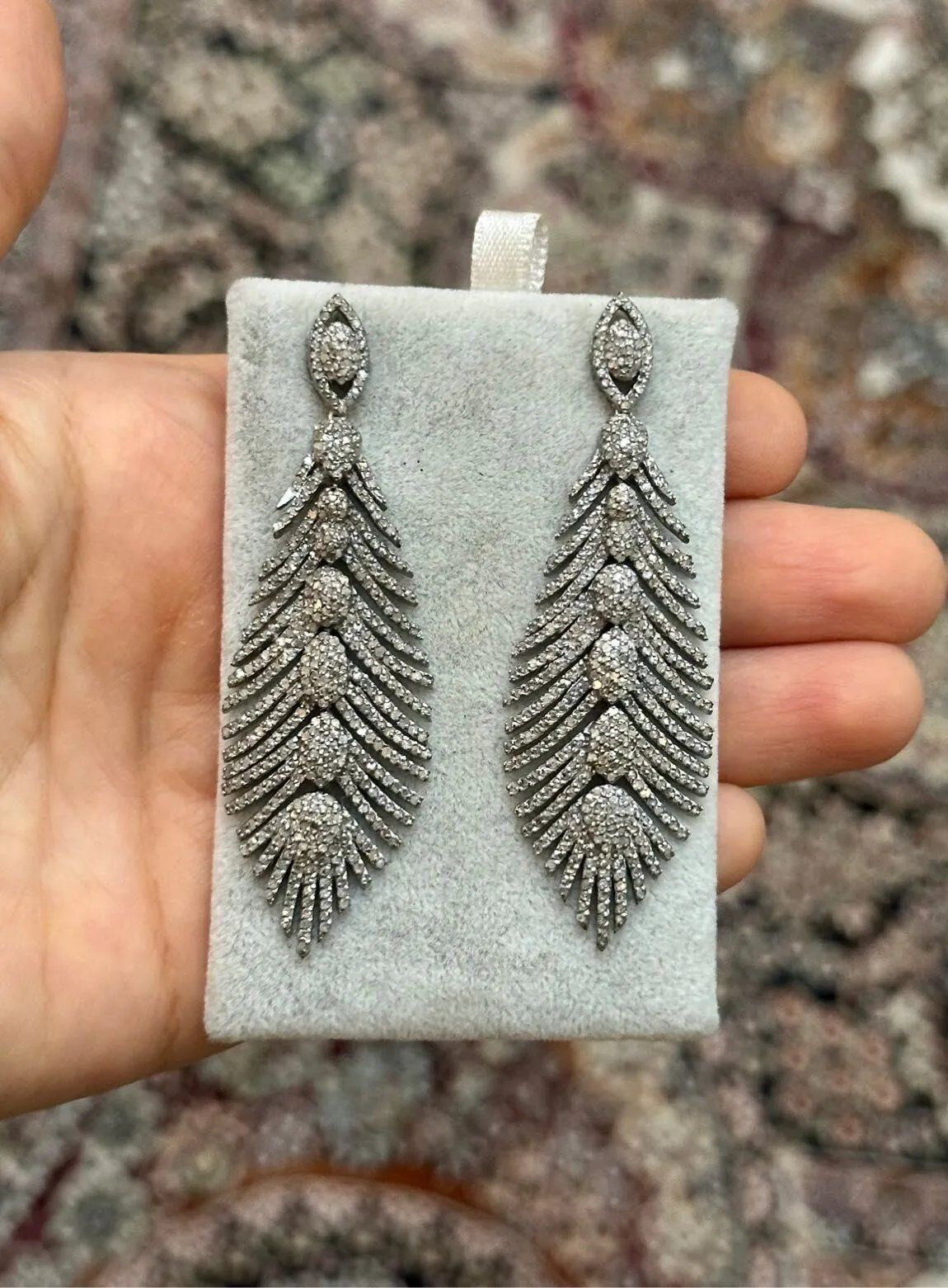 Sade Elmas Küpe #85 5