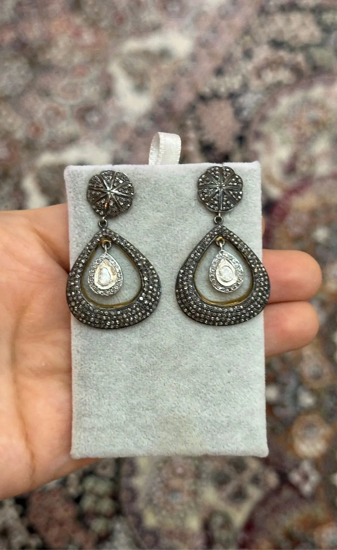 Sade Elmas Küpe #7 5