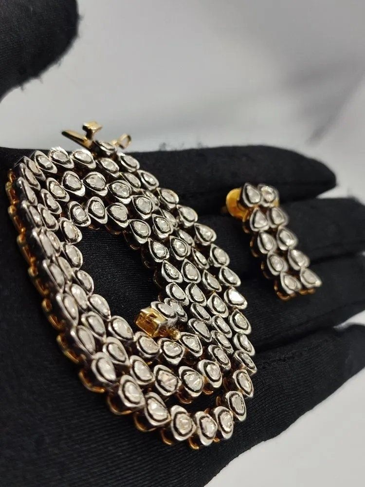 Elmas Kolye ve Küpe Set #2