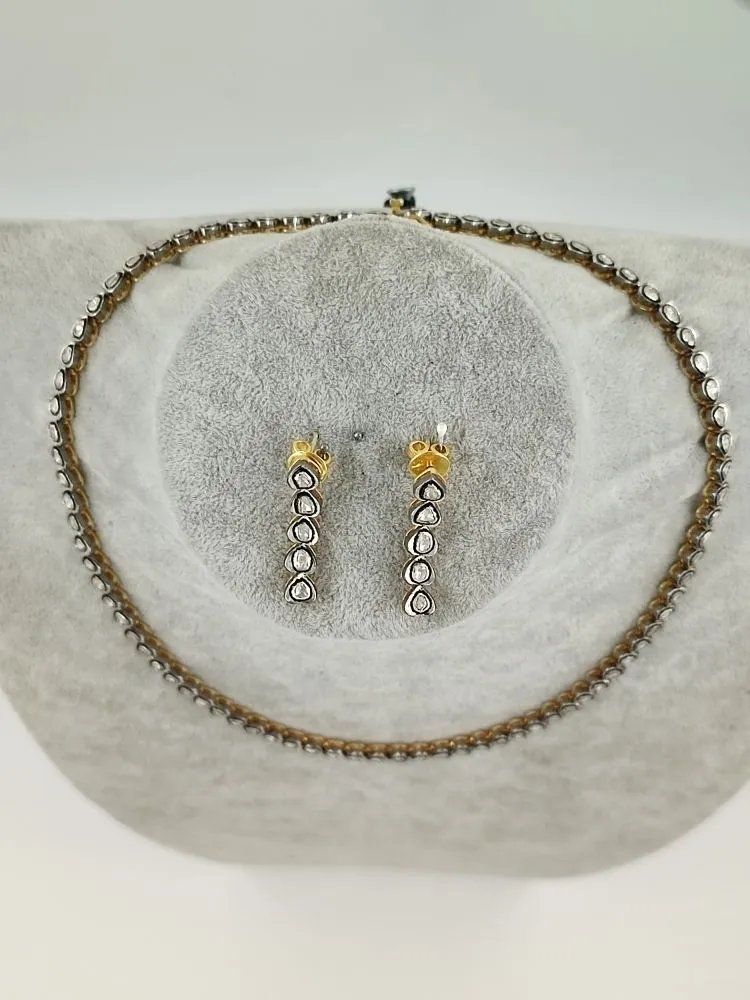 Elmas Kolye ve Küpe Set #2 6