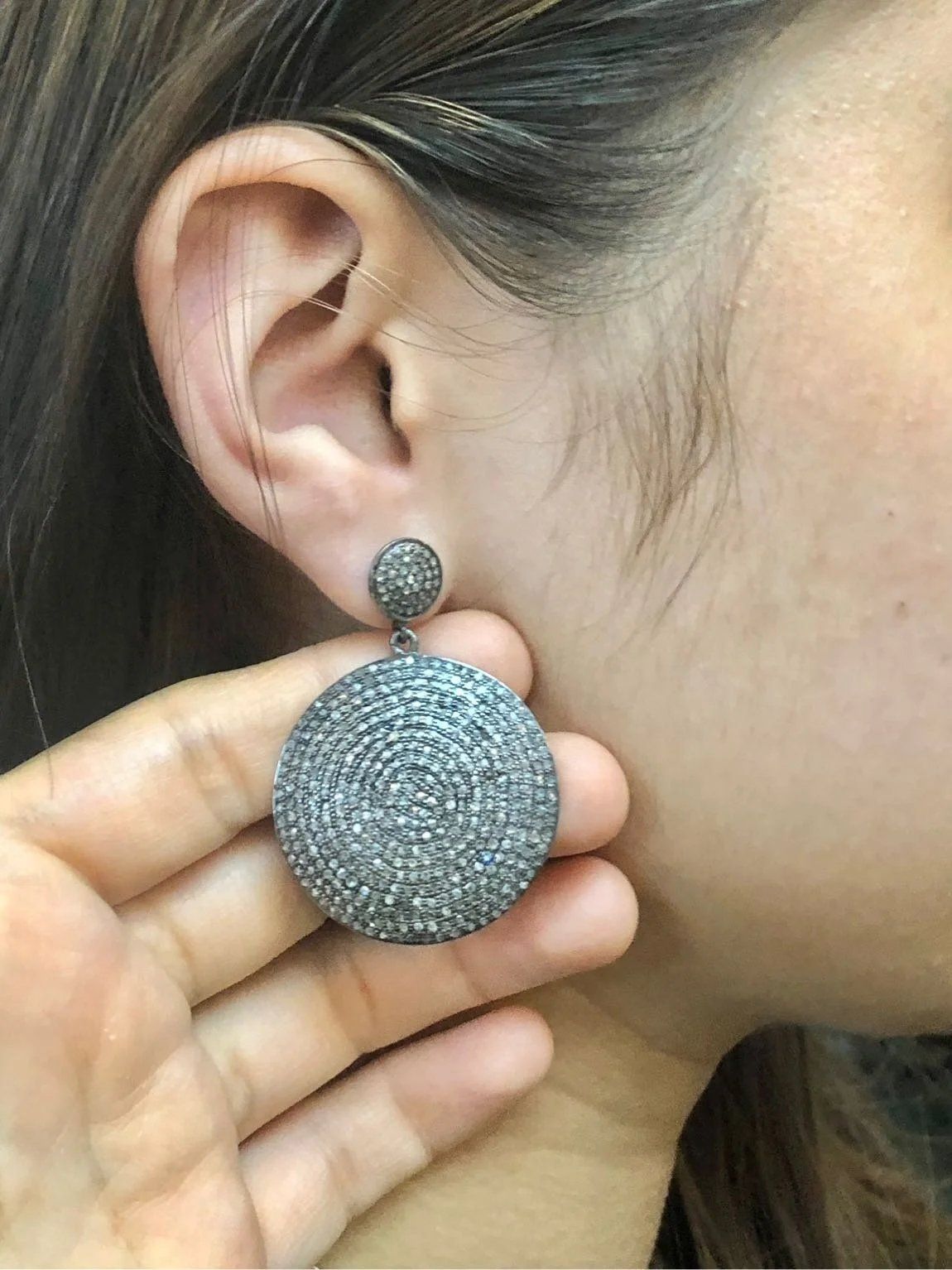Sade Elmas Küpe #39 2