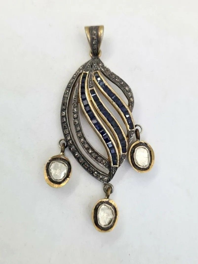 Safir Kolye Ucu #8 2