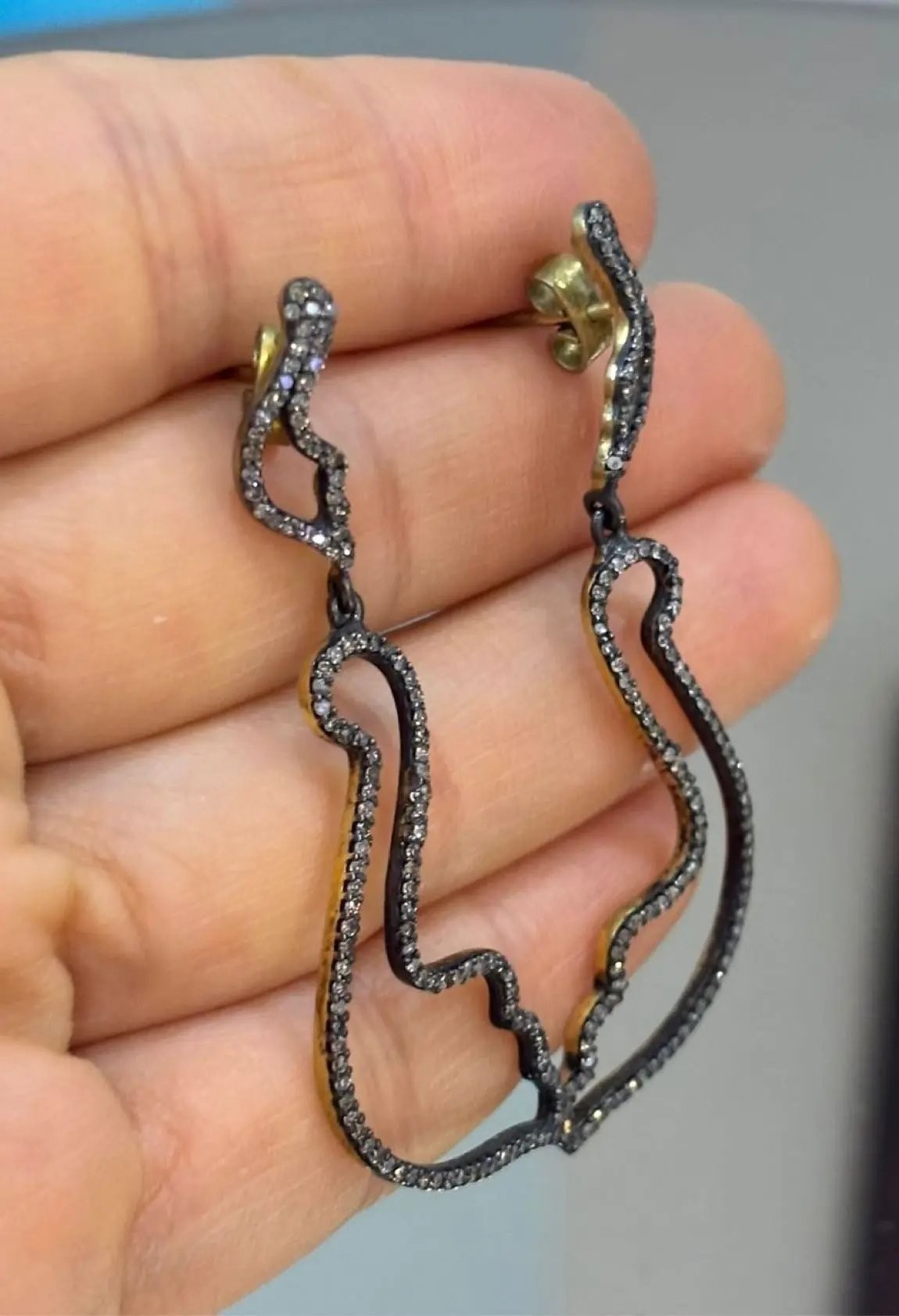 Sade Elmas Küpe #90
