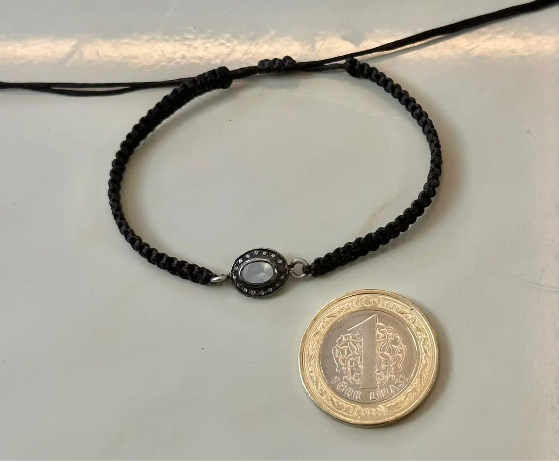 Ay Taşı Elmas Bileklik