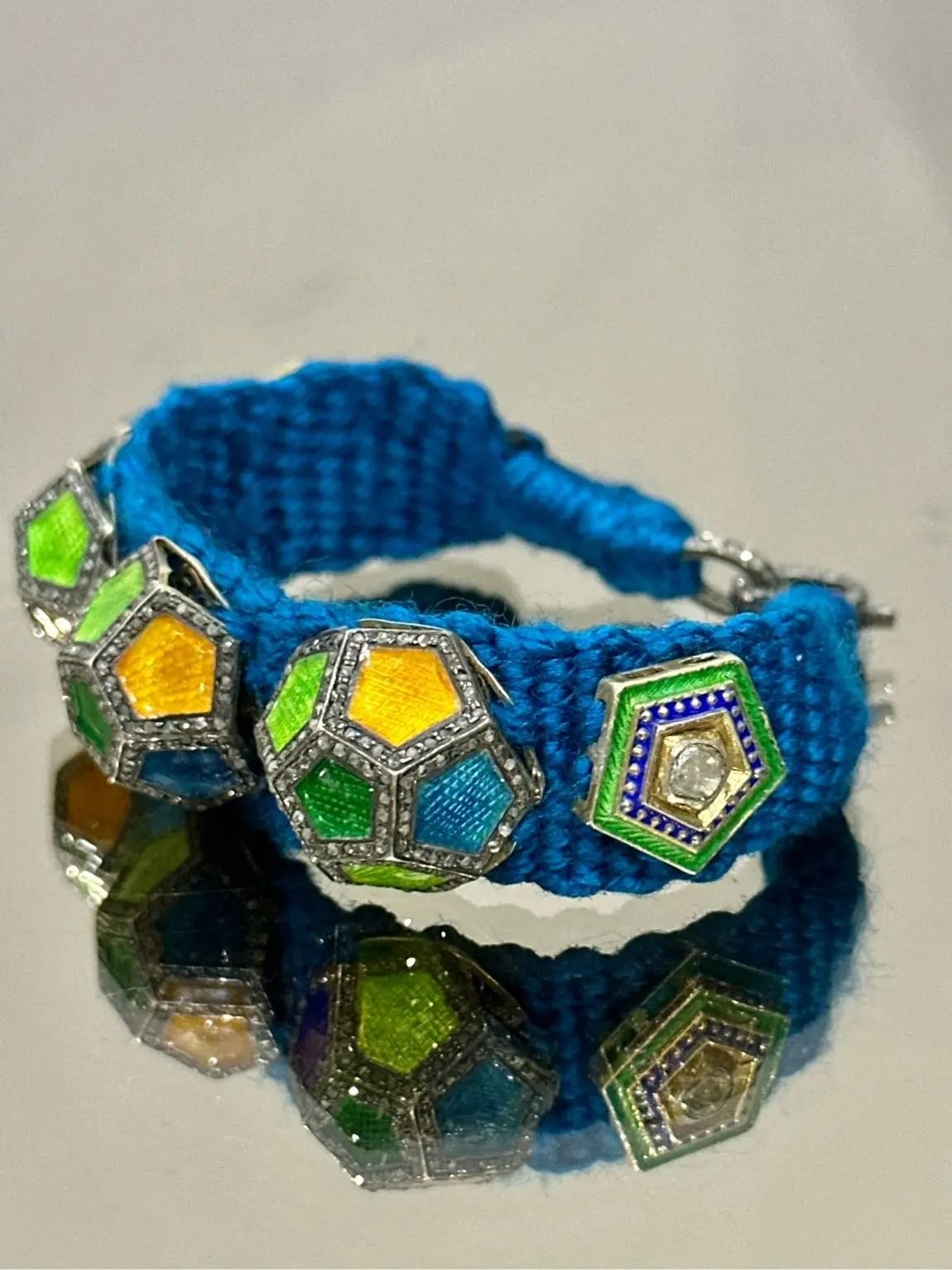 Mine İşlemli Elmas Bileklik 7