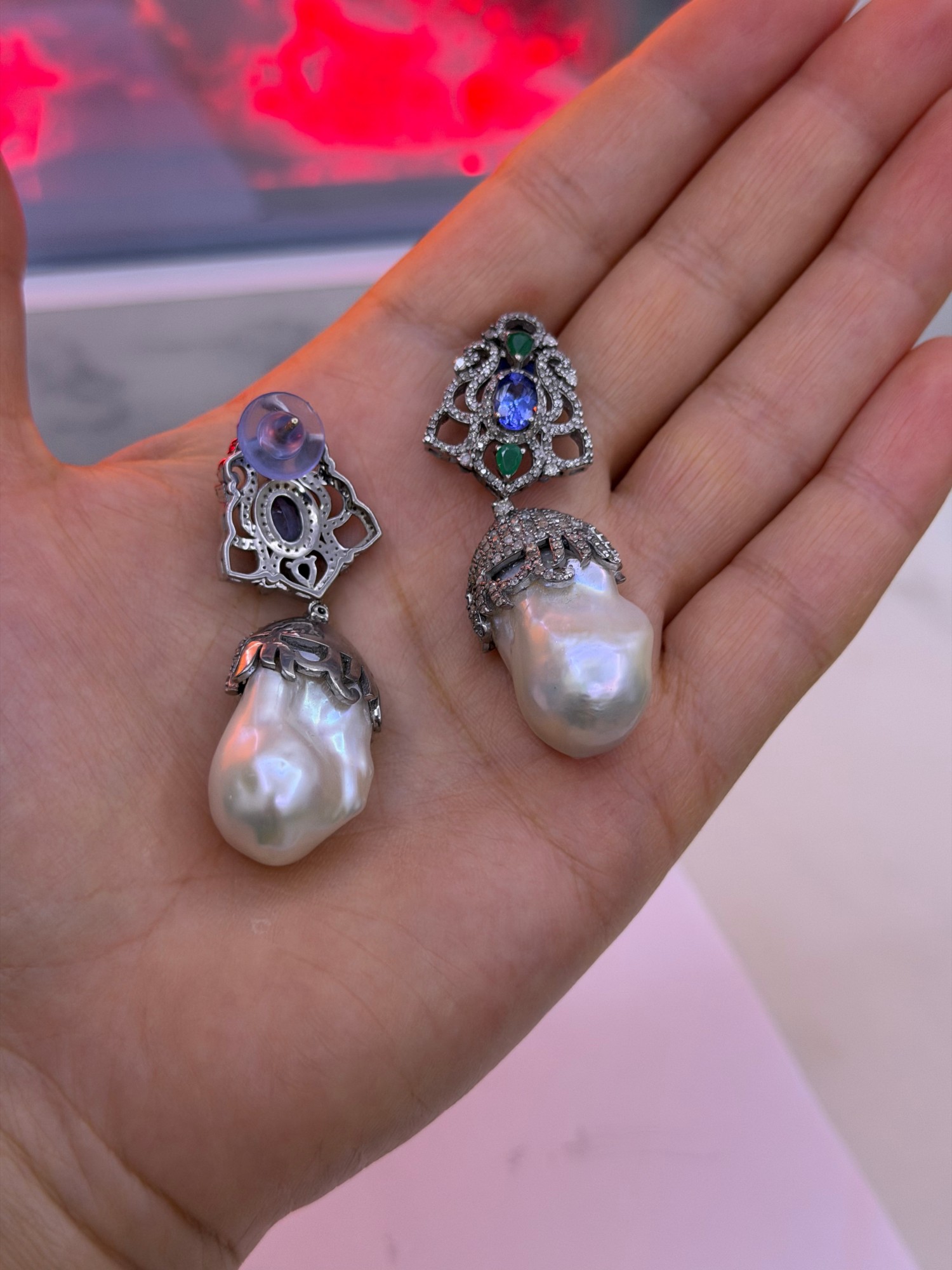 Barok İnci Küpe #4